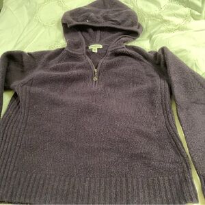 Coldwater Creek Purple Cowl Neck Sweater